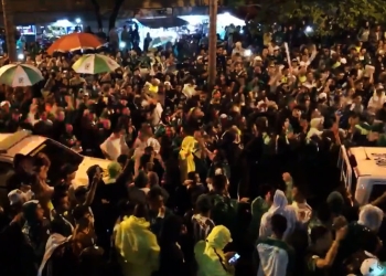 La furiosa reacción de la afición de Nacional por la eliminación de la Copa Sudamericana 2019