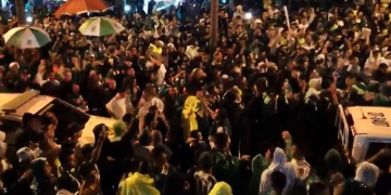 La furiosa reacción de la afición de Nacional por la eliminación de la Copa Sudamericana 2019
