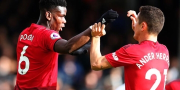 Ander Herrera se tomó una foto con un jugador de Atlético Nacional