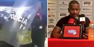 Ni Jersson González se salvó. Entró escoltado al camerino