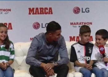 La respuesta de Cristiano Ronaldo a un niño hincha del Real Madrid