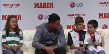 La respuesta de Cristiano Ronaldo a un niño hincha del Real Madrid