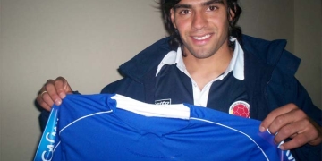 Falcao, el hincha de Millonarios