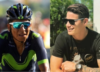 James Rodríguez también felicita a Nairo Quintana