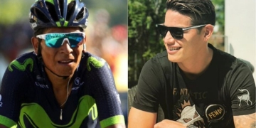 James Rodríguez también felicita a Nairo Quintana