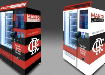 Flamengo estrena una máquina dispensadora para vender camisetas