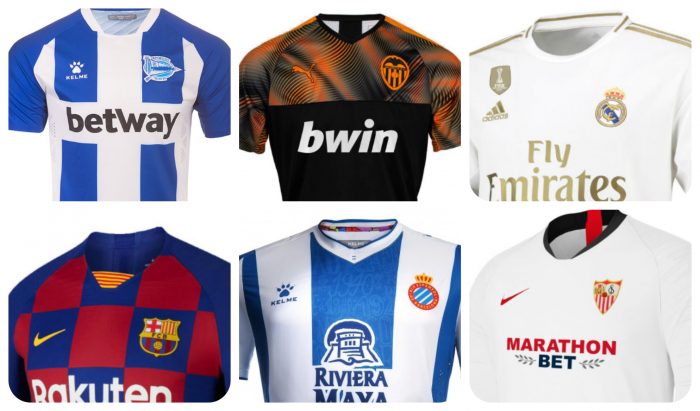 camisetas liga española