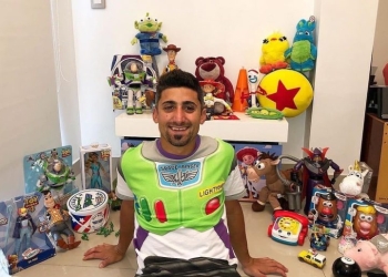 Matías Pisano es fanático de Toy Story