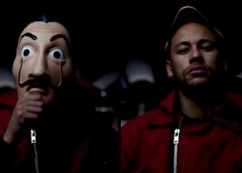 Neymar se sumó a La Casa de Papel. ¡Uno más para la “Resistencia”!