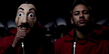 Neymar se sumó a La Casa de Papel. ¡Uno más para la “Resistencia”!