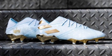 Lionel Messi estrena guayos en conmemoración por su debut