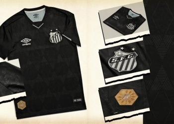 El tercer uniforme del Santos de Brasil se enfoca en la lucha contra el racismo