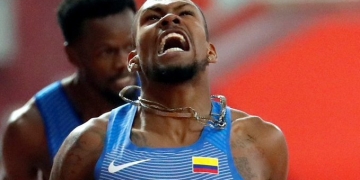 ¡Anthony Zambrano, medalla de plata para Colombia en el Mundial de Atletismo!