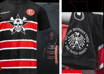 Fortuna Düsseldorf  y su camiseta inspirada en una banda de punk rock