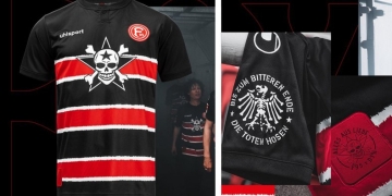 Fortuna Düsseldorf  y su camiseta inspirada en una banda de punk rock