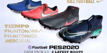 Actualizaciones de guayos y uniformes en el eFootball PES 2020