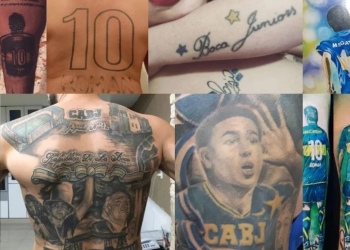 El concurso de Riquelme: Los mejores tatuajes en su honor
