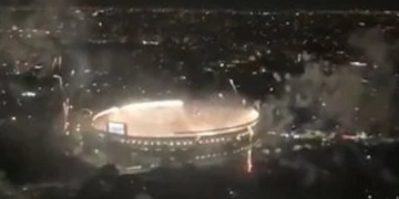 El video del recibimiento de los hinchas de River a su equipo… ¡desde un avión!