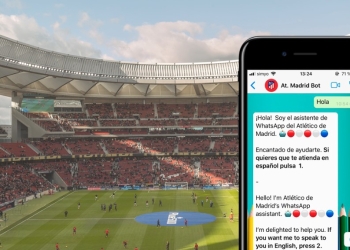 Atlético de Madrid conecta con sus hinchas a través de un asistente en WhatsApp