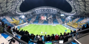 Espectacular celebración por los 120 años del Olympique de Marsella