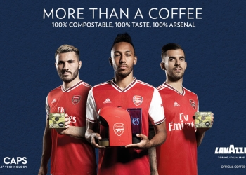 ¡La cafetera oficial del Arsenal!