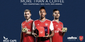 ¡La cafetera oficial del Arsenal!