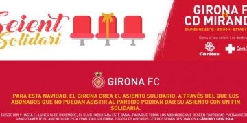 Girona y su campaña para que los hinchas donen sus asientos de abonados