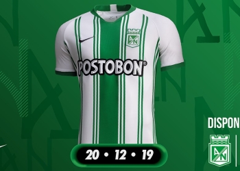 Camiseta Nike de Atlético Nacional para la temporada 2020
