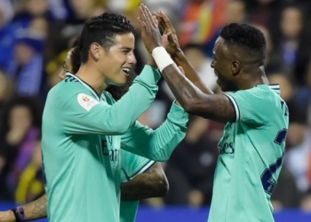 James Rodríguez, titular en el Real Madrid vs. Real Sociedad