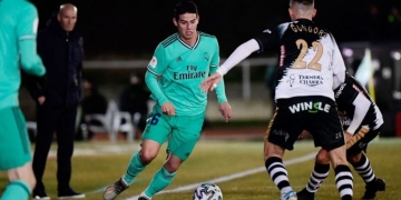 El gol que falló James Rodríguez contra Unionistas