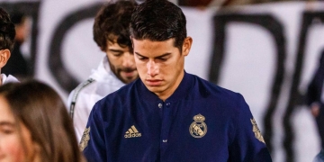 James Rodríguez no jugó en Betis 2 – 1 Real Madrid