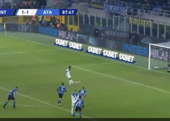 Luis Muriel falló penalti contra Inter de Milán