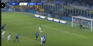 Luis Muriel falló penalti contra Inter de Milán