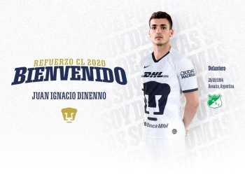 Pumas presentó a Juan Dinenno