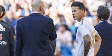 ¿Qué puede estar pasando entre James Rodríguez y Zidane?