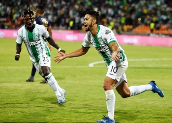 Andrés ‘Rifle’ Andrade hace goles y también asiste en Atlético Nacional