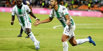 Andrés ‘Rifle’ Andrade hace goles y también asiste en Atlético Nacional