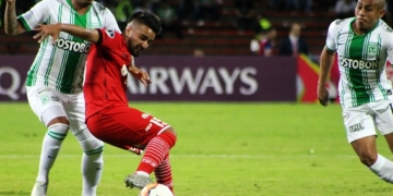 Jarlan Barrera, Atlético Nacional, previa vs. River Plate de Uruguay
