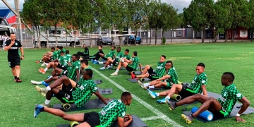 La lluvia dificultó el primer entrenamiento de Nacional en Buenos Aires