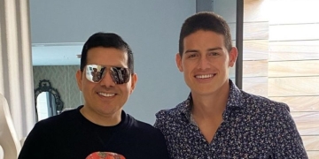 Así fue la Visita de Peter Manjarrés a James Rodríguez