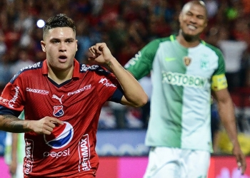 Juan Fernando Quintero celebró la clasificación de Medellín en la Copa Libertadores 2020