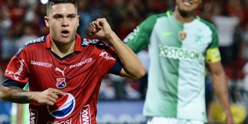 Juan Fernando Quintero celebró la clasificación de Medellín en la Copa Libertadores 2020