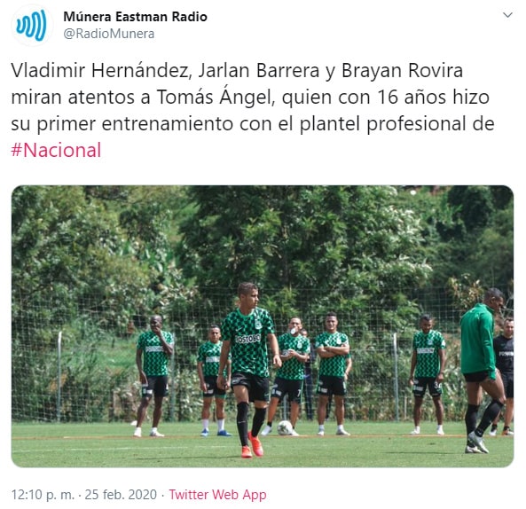 Tomás Ángel, Múnera Eastman Radio