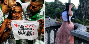 La mujer a la que Vladimir Hernández le dedicó su gol contra Deportivo Cali