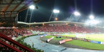 ¡Más de 13 mil hinchas de América de Cali en el estadio Centenario!