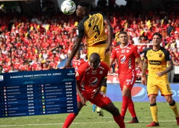 Otra fecha y América de Cali sigue último en el Ranking de Tiempo Efectivo de Juego de la Liga 2020-I