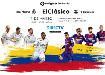 ElClásico español llega a Barranquilla para los fans de LaLiga