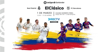 ElClásico español llega a Barranquilla para los fans de LaLiga