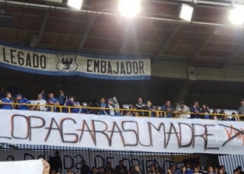 ¿Quién mandó quitar el cartel #LoPagaráSuMadre en El Campín?