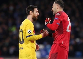 Hijos de David Ospina se tomaron foto con Lionel Messi